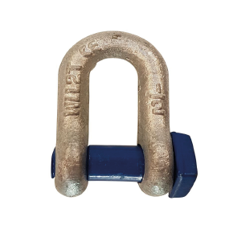 Image of Blue pin shackle d-type