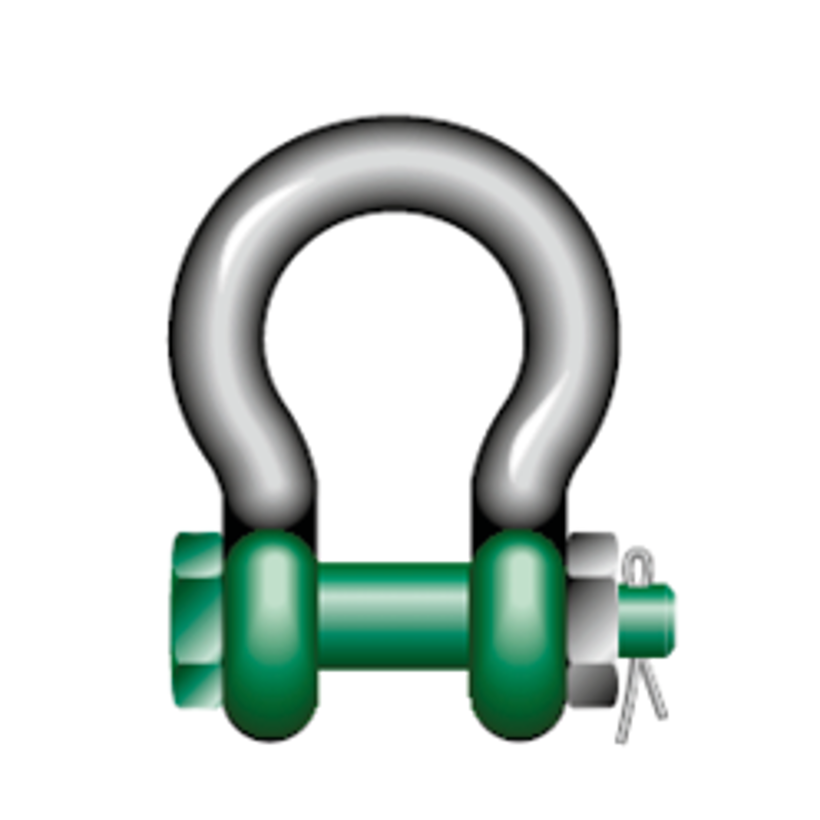 Image of Green Pin polar® bow shackle bn